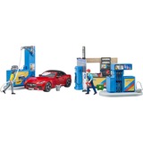 bruder bworld Tankstelle mit Waschplatz, Spielfigur 