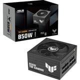 ASUS TUF-GAMING-850P, PC-Netzteil schwarz, 1x 12-Pin High Power GPU, 3x PCIe, Kabelmanagement, 850 Watt
