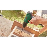 Bosch Heimwerken & Garten Akku-Bohrschrauber EasyDrill 1200 + 34-teiliges Bit- und Bohrer-Set grün/schwarz, 2x Li-Ionen Akku 1,5Ah, Koffer