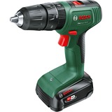 Bosch Heimwerken & Garten Akku-Schlagbohrschrauber EasyImpact 18V-40 + SystemBox grün/schwarz, Li-Ionen Akku 1,5Ah, POWER FOR ALL ALLIANCE