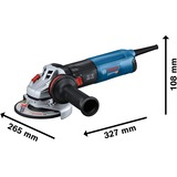 Bosch Professional Winkelschleifer GWS 14-125 S Professional blau/schwarz, 1.400 Watt