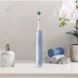 Braun Oral-B Pro 3 3000 Sensitive Clean, Elektrische Zahnbürste hellblau/weiß