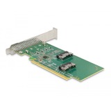 DeLOCK PCI Express 4.0 x16 Karte zu 4 x SFF-8639 NVMe, Controller 