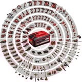 EINHELL Akku-Laubbläser GC-CL 18 Li E Kit, 18Volt rot/schwarz, Li-Ionen Akku 2,0Ah