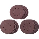 EINHELL Q-Stick Schleifblatt-Set Ø 125mm, K60 /120 /180 25-teiliges Spar-Pack