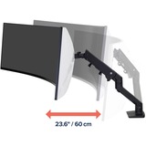 Ergotron HX Monitor Arm mit HD-Gelenk, Monitorhalterung schwarz