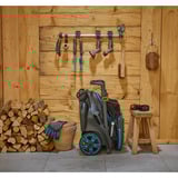 GARDENA Akku-Rasenmäher PowerMax Duo 46/36V P4A, Ready-To-Use-Set 2, 36Volt (2x18V) schwarz/grau, 2x Li-Ion Akku 2,5Ah, POWER FOR ALL ALLIANCE
