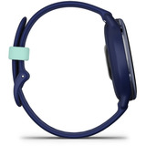 Garmin vívoactive 5, Smartwatch königsblau/blau metallic, 42 mm, Silikon-Armband
