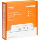 Hewlett Packard Enterprise Networking Instant On Switch 8 Anschlüsse Gigabit CL4 PoE 64 W 1430 