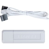 Lian Li UNI FAN SL120 Wireless Reverse 3er-Pack inkl. Controller, Gehäuselüfter weiß, 124.5 mm