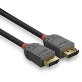 Lindy DisplayPort 1.4 Kabel, Anthra Line schwarz, 3 Meter