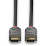 Lindy DisplayPort 1.4 Kabel, Anthra Line schwarz, 3 Meter