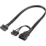 SilverStone SF120B-ARGB, Gehäuselüfter schwarz, 120 mm