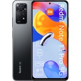 Xiaomi Redmi Note 11 Pro 5G 128GB, Handy Stealth Black, Android 11, Dual SIM, 6 GB LDDR4X