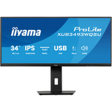 iiyama ProLite XUB3493WQSU-B6, LED-Monitor 86.7 cm (null Zoll), schwarz (matt), QHD, IPS, 120 Hz, HDMI, 120Hz Panel