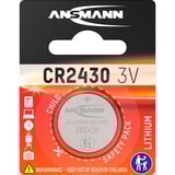 Ansmann Lithium Knopfzelle CR-2430, Batterie silber