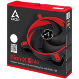 Arctic BioniX P140 PWM 140x140x28, Gehäuselüfter schwarz/rot