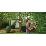 BLACK+DECKER Akku-Heckenschere GTC18504PC, 18 Volt orange/schwarz, Li-Ionen Akku 4,0 Ah