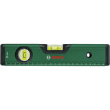 Bosch DIY Wasserwaage 25cm grün, mit V-Nut und flachgefrästem Boden