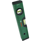 Bosch DIY Wasserwaage 25cm grün, mit V-Nut und flachgefrästem Boden