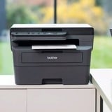 Brother DCP-L2620DW, Multifunktionsdrucker dunkelgrau, USB, WLAN, Scan, Kopie, Duplex (Druck)
