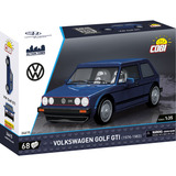COBI Volkswagen Golf GTI (1976-1983), Konstruktionsspielzeug blau, Maßstab 1:35