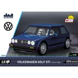 COBI Volkswagen Golf GTI (1976-1983), Konstruktionsspielzeug blau, Maßstab 1:35