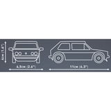 COBI Volkswagen Golf GTI (1976-1983), Konstruktionsspielzeug blau, Maßstab 1:35