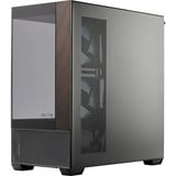 Cooler Master Elite 690 Wood, Tower-Gehäuse schwarz/holz, Tempered Glass x 2