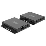 Digitus 4K HDMI Extender Set, HDMI Verlängerung schwarz,  4K/120Hz, 30m