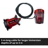 EINHELL Power X-Change Akku-Schmutzwasserpumpe GE-DP 18/25 LL Li-Solo, 18Volt, Tauch- / Druckpumpe rot/schwarz, ohne Akku und Ladegerät