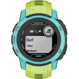 Garmin Instinct 2s Surf Edition, Smartwatch dunkelgrau/türkis