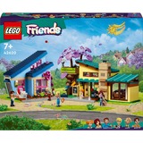 LEGO 42620 Friends Ollys und Paisleys Familien Haus, Konstruktionsspielzeug 