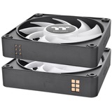 Thermaltake CT140 EX ARGB Sync PC Cooling Fan, Gehäuselüfter schwarz, 3er Pack, 140 mm