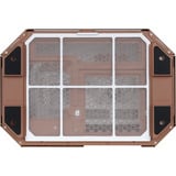 Thermaltake The Tower 600 , Tower-Gehäuse hellbraun, Tempered Glass x 3