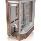 Thermaltake The Tower 600 , Tower-Gehäuse hellbraun, Tempered Glass x 3