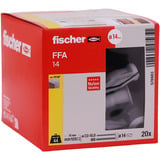 fischer Porenbetondübel FFA 14 hellgrau, 20 Stück