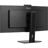 iiyama ProLite XCB3497WQSNPH-B1, LED-Monitor 86.4 cm (34 Zoll), schwarz (matt), UWQHD, VA, Curved, KVM, USB-Hub, USB-C, Webcam, 120Hz Panel