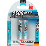 Ansmann maxE 2500mAh NiMh, Akku silber