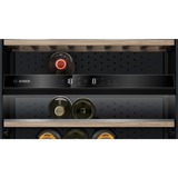 Bosch KWK36ABGA Serie 6, Weinkühlschrank schwarz, 2 Temperaturzonen