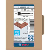 Bosch PRO SDS plus-4C Spatmeißel, 40 x 250mm 5 Stück