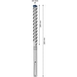 Bosch Professional EXPERT Hammerbohrer SDS-max-8X, Ø 22mm Arbeitslänge 200mm