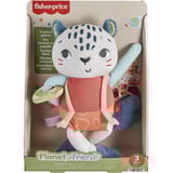 Fisher-Price Spiel-Schneeleopard, Kuscheltier sensorisches Spielzeug für Neugeborene