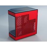 HYTE Y60, Tower-Gehäuse rot/schwarz, Tempered Glass