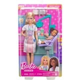 Mattel Barbie Zahnärztin-Puppe mit 1 Kinderpuppe und Accessoires