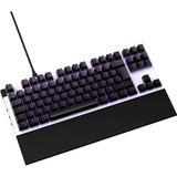 NZXT FUNCTION TENKEYLESS, Gaming-Tastatur weiß/schwarz, DE-Layout, Gateron Red, Hot-Swap