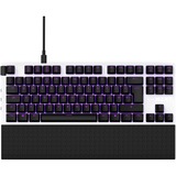 NZXT FUNCTION TENKEYLESS, Gaming-Tastatur weiß/schwarz, DE-Layout, Gateron Red, Hot-Swap