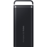 Samsung Portable SSD T5 EVO 2 TB, Externe SSD schwarz/silber, USB 3.2 Gen 1 (5 Gbps)