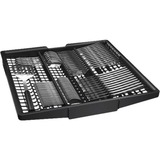 Siemens SN55ES12CE IQ500, Spülmaschine edelstahl (gebürstet)/schwarz, 60 cm, Home Connect