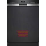 Siemens SN55ES12CE iQ500, Spülmaschine edelstahl (gebürstet)/schwarz, 60 cm, Home Connect